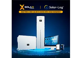 Solax Power และ SOLAR-log เข้าร่วมเพื่อให้การจัดการพลังงานดีขึ้น